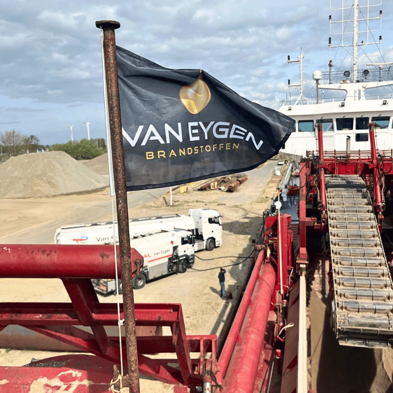 Bunkering met vlag
